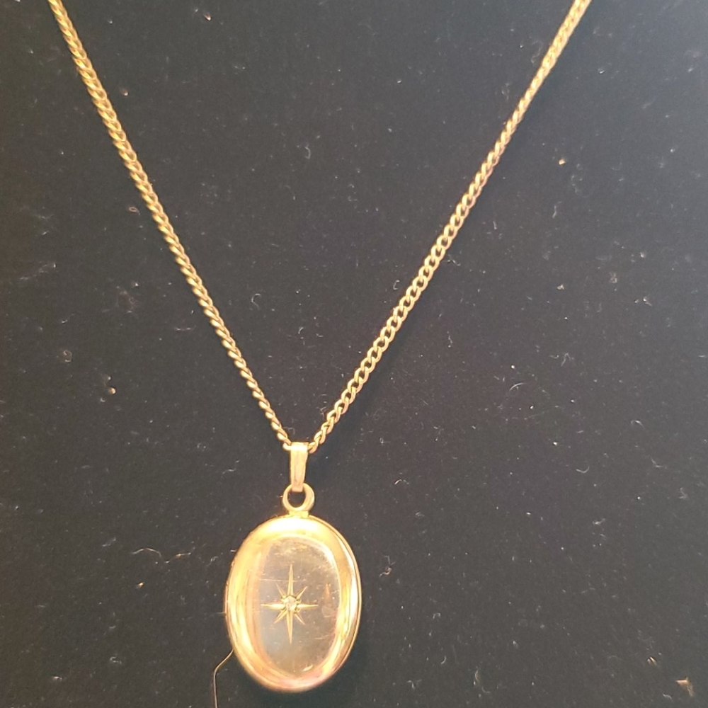 Vintage gold plated necklace